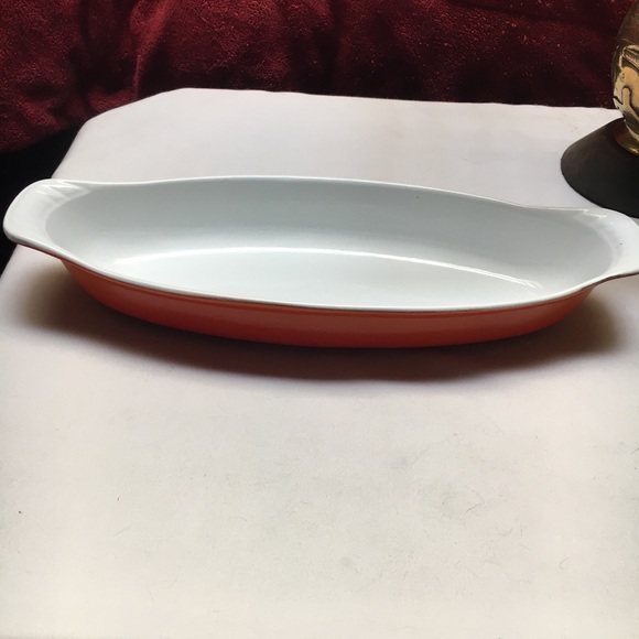 Kitchen Vintage Descoware Made In Belgium Enameled Cast Iron Fish Pan